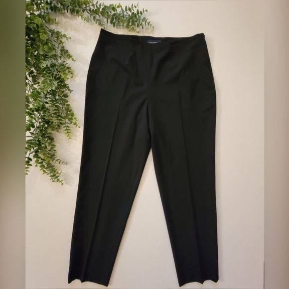 Piazza Sempione Italy 'Audrey' Cropped Black Dress Pants - Picture 10 of 11